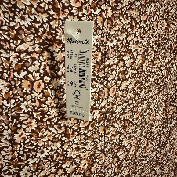 Madewell floral seamed midi skirt - Picture 8 of 10